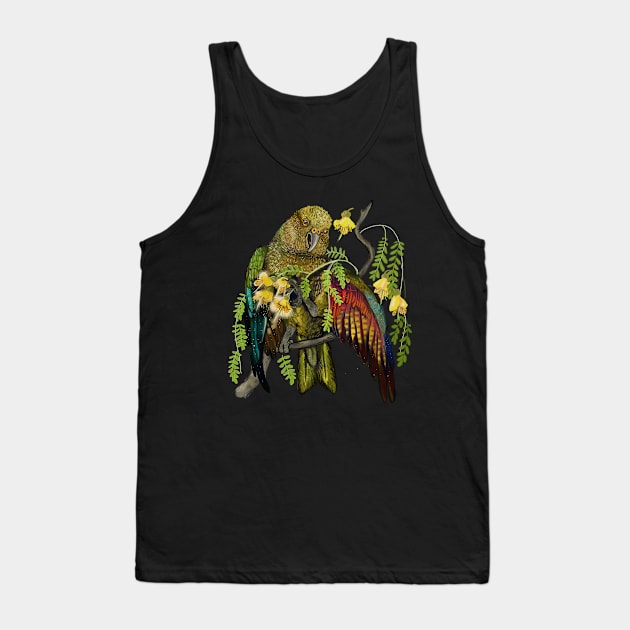 New Zeland Kea Bird Tank Top by Shadowind